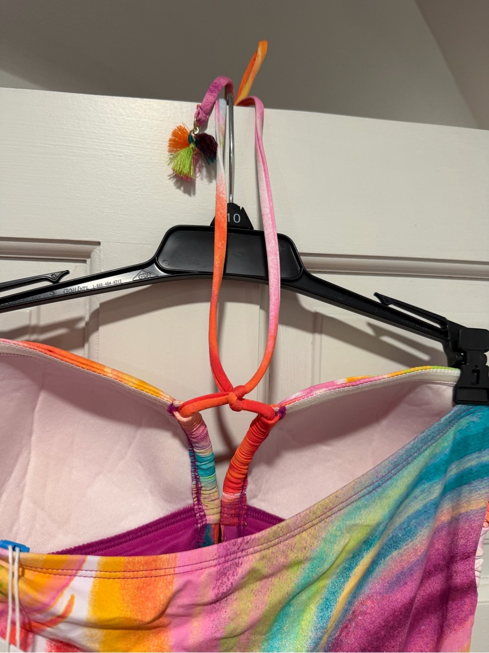 Bleu Rod Beattie Rainbow Tie-Dye Strapless One-Piece Swimsuit - Multicolor - Picture 5 of 8